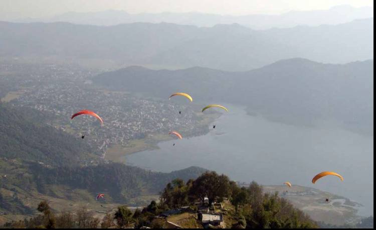 Paragliding in Nepal