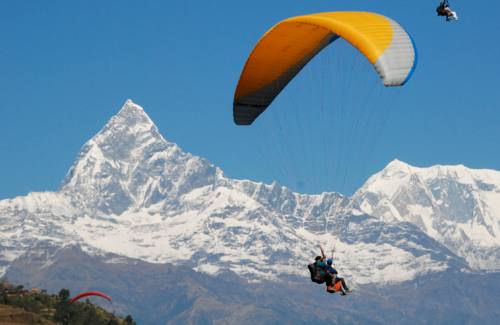 Paragliding in Nepal